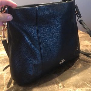 Black Leather Coach Purse